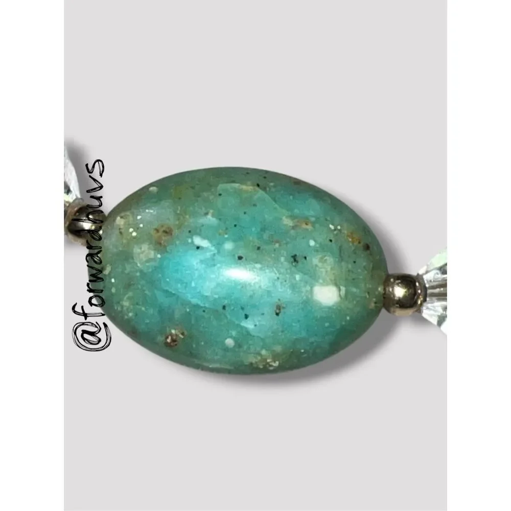 1/20 14K Gold‑Filled Stone & Bead Bracelet
